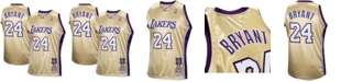 Mitchell & Ness Men's Kobe Bryant Gold-Tone Los Angeles Lakers Hall of Fame Class of 2020 #24 Authentic Hardwood Classics Jersey